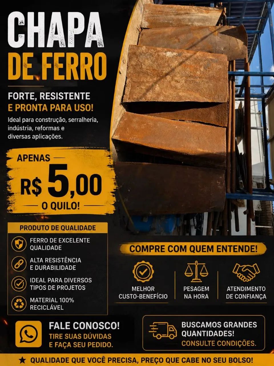 Chapa de ferro 