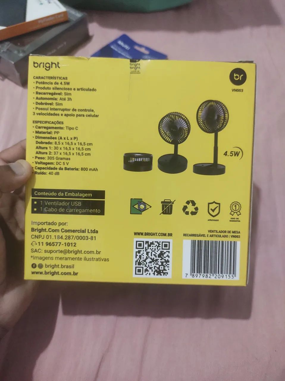Ventilador de Mesa  - Foto 4