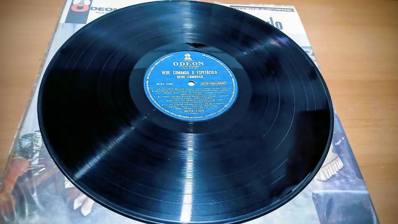 LP Vinil Hebe Camargo Anos 1960 Comanda o Espetáculo - Foto 3