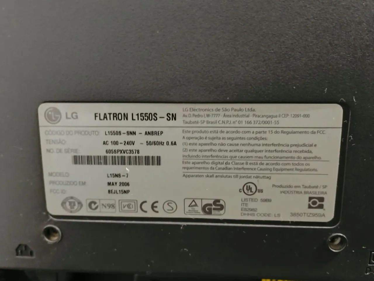 Monitor LG 15 polegadas  - Foto 3