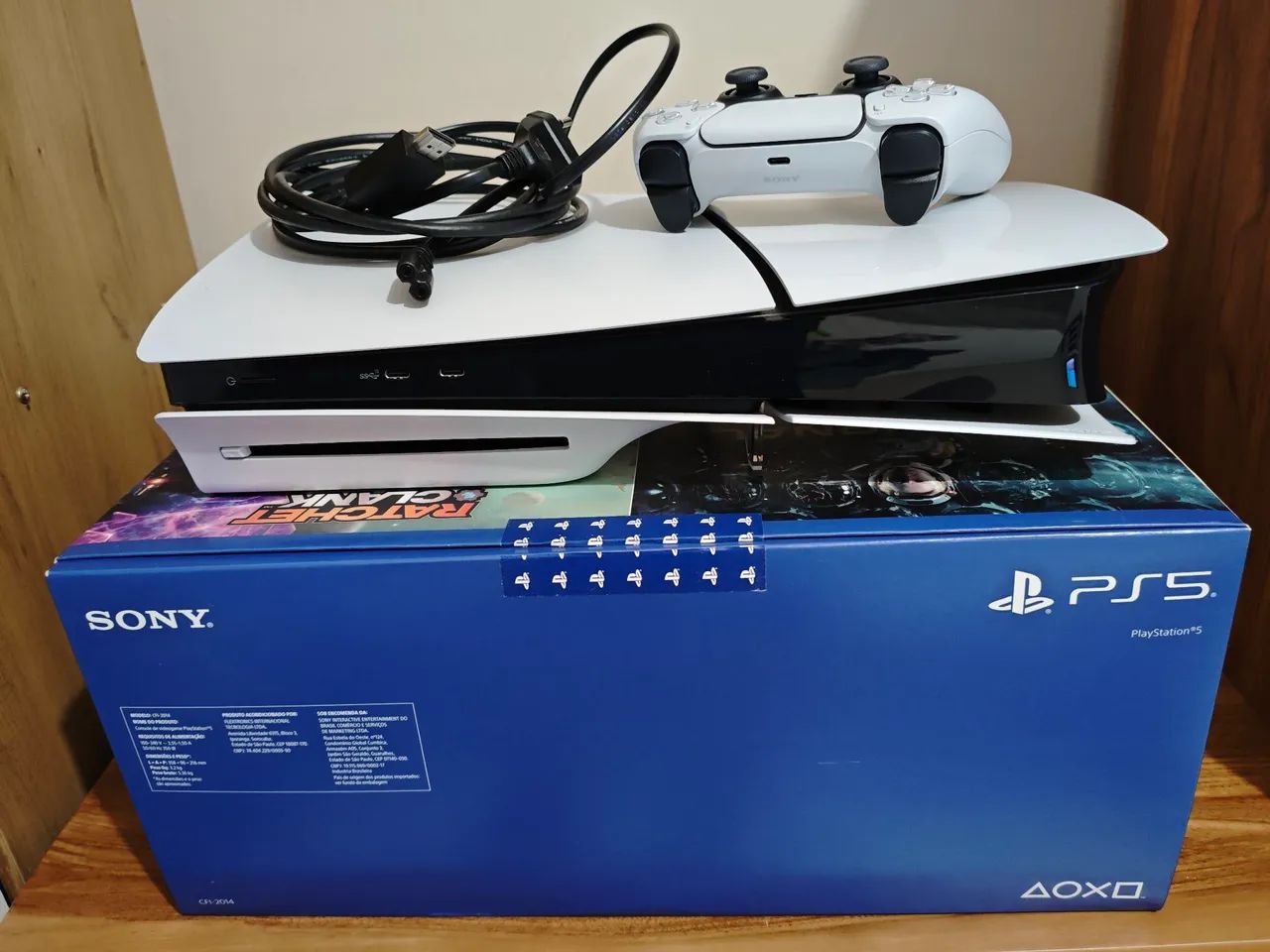 PS5 Slim 1TB Mídia Física CD - Foto 5