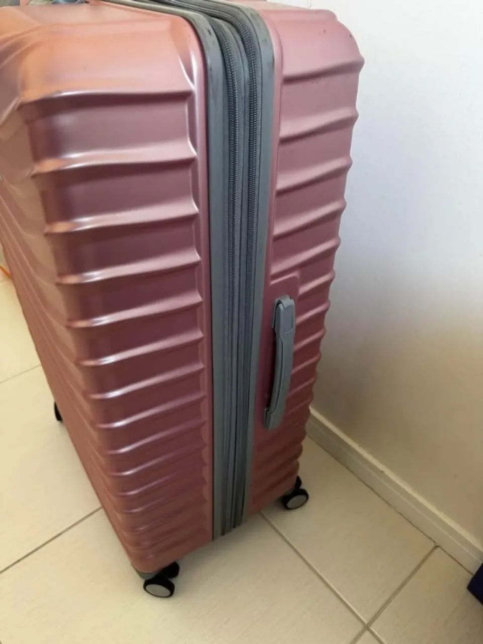 Mala Samsonite grande cor rosa - Foto 4