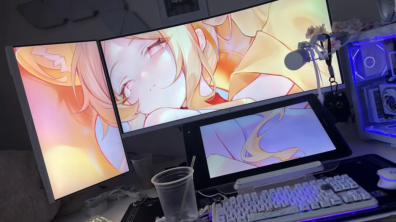 Monitor Superframe Vision Ultra V2 Branco