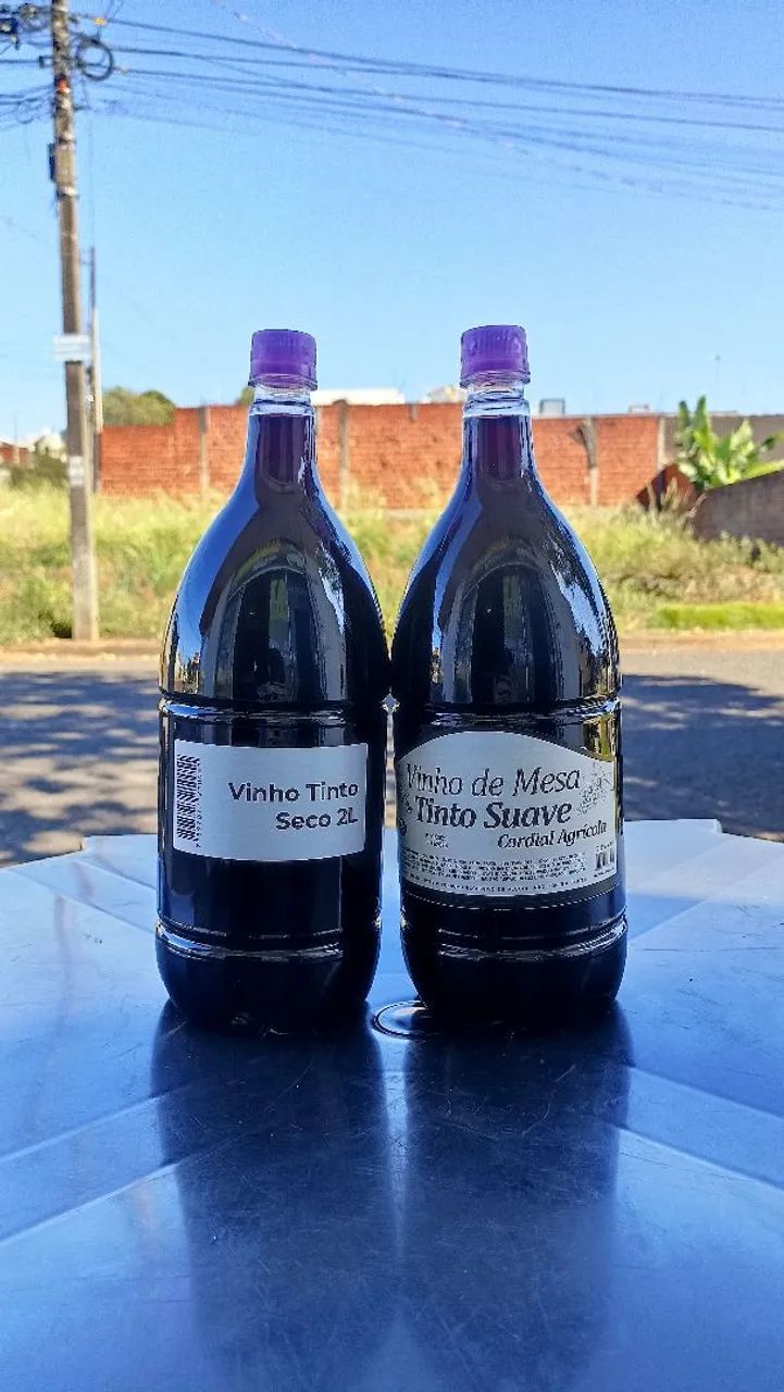 Vinho Colonial Tinto 2L - Seco ou Suave | R$ 20