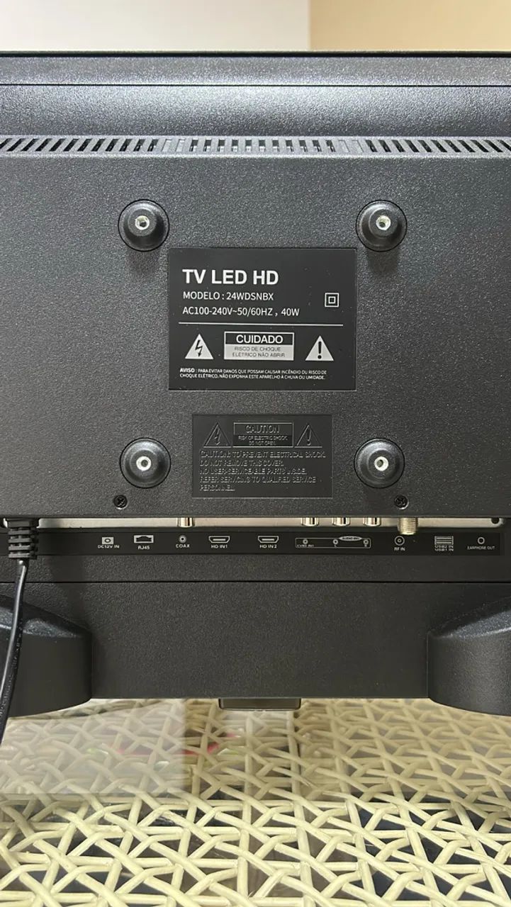 Smart TV 24 Polegadas LED HD - Wi-Fi, Netflix e YouTube - Seminova - Foto 3