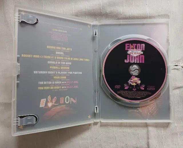 DVD Elton John - Live In Las Vegas ! - Ótimo Estado - Foto 2