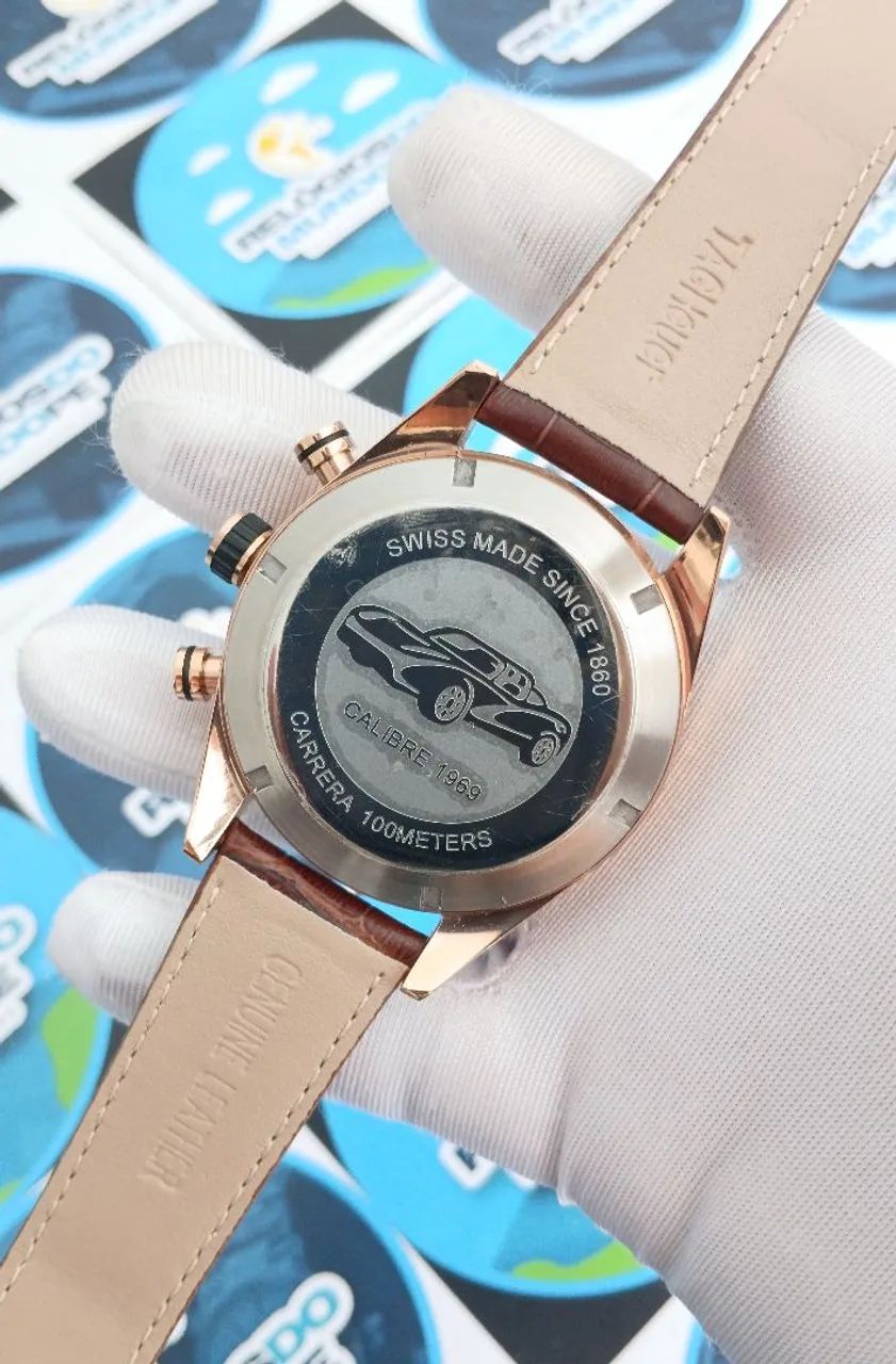 RELÓGIO TG CARRERA CHNOGRAPH CALIBRE 1969 - Foto 5