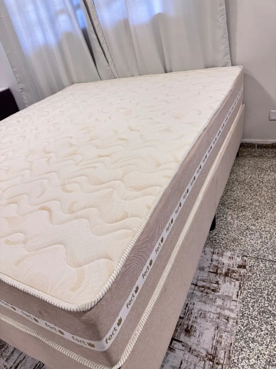 Cama de Molas Ensacadas Base E Colchão Novo - Super Promoção  - Foto 3