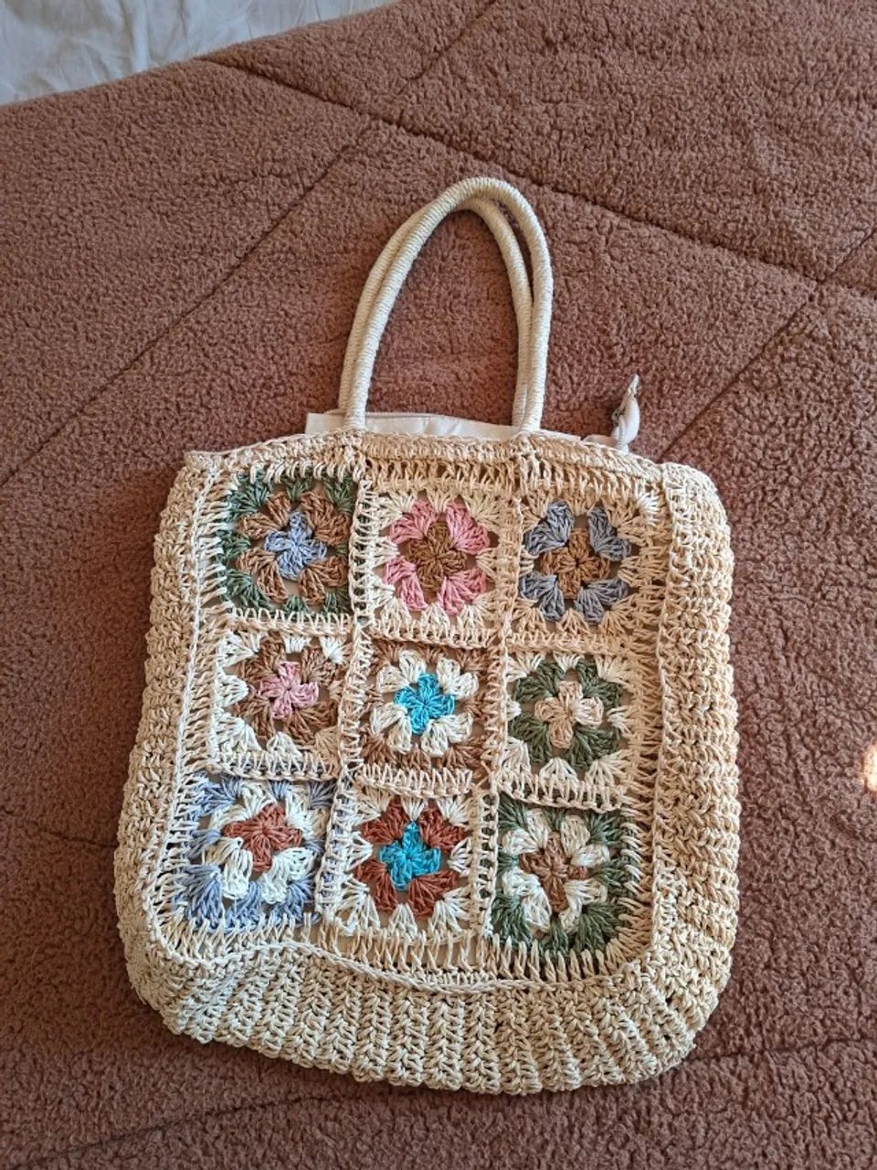 bolsa de palha praia - Foto 3