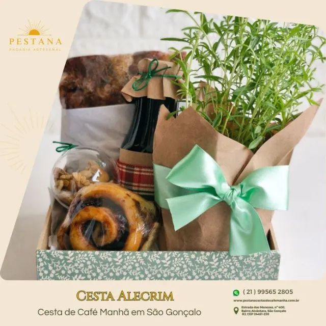 Cesta de Café da Manhã em São Gonçalo - Presentes e Entrega Rápida.