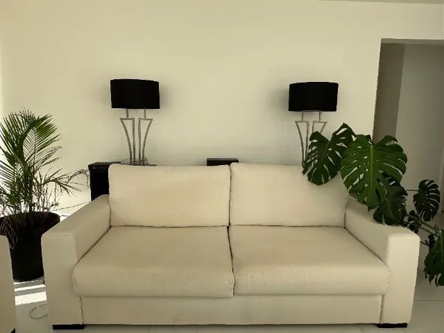 4-Seater Sofa - Beige/Off-White - 220 cm - 2 Identical Sofas Available - Foto 2