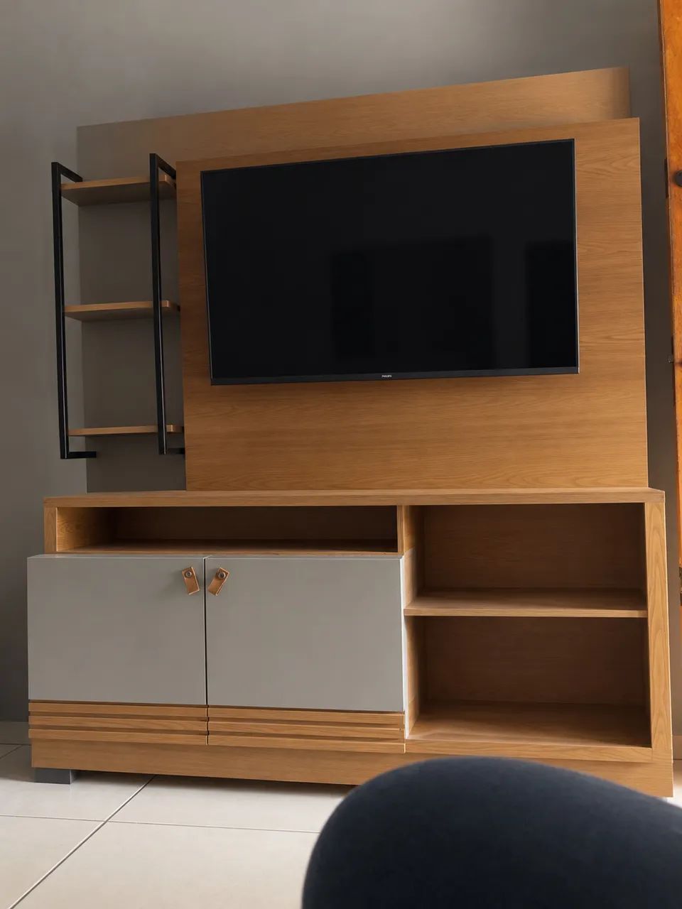 Rack com painel 