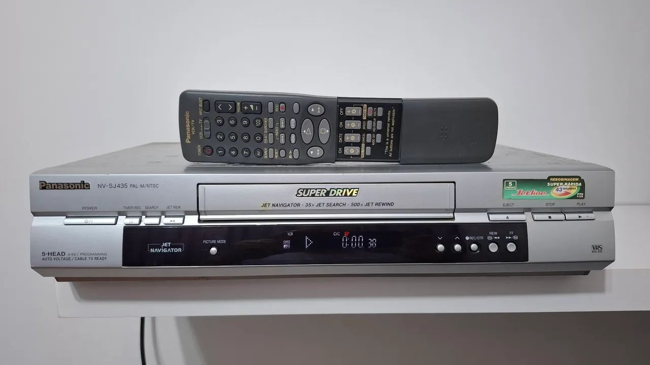 VIDEOCASSETE PANASONIC MODELO NV- SOMENTE RETIRADA- SJ 435 - Foto 4
