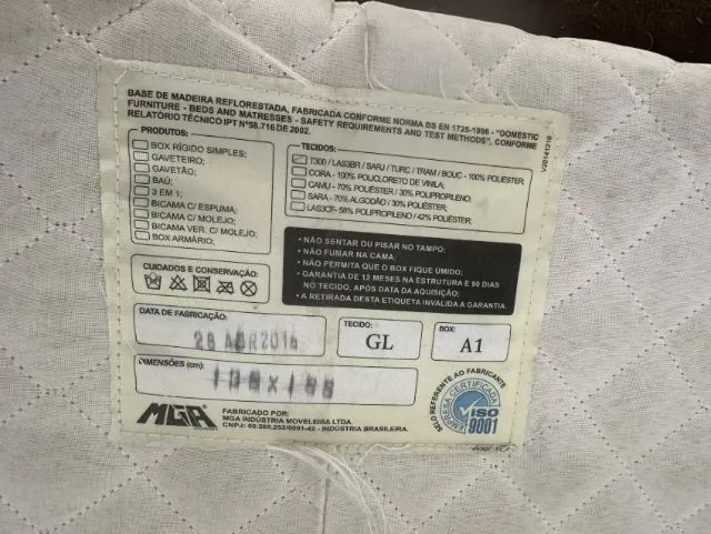 Cama Box Casal Com Colchão - Foto 4