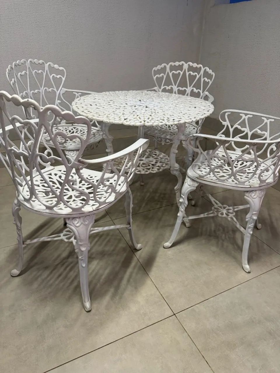 Conjunto de jardim - Mesa e cadeiras - Foto 4