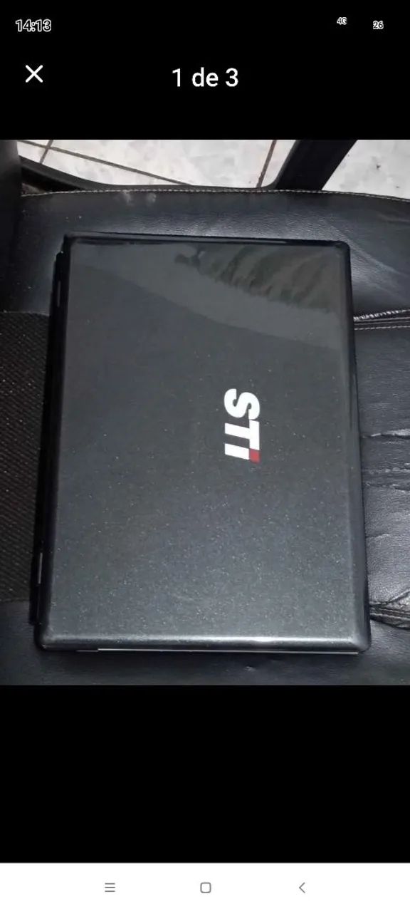 Notebook STI já com  SSD 