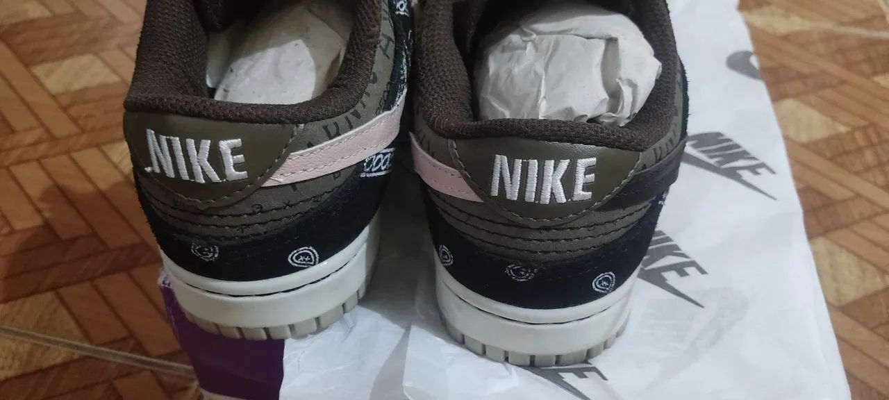 TÊNIS NIKE DUNK LOW X TRAVIS SCOTT CACTUS PREMIUM - Foto 3