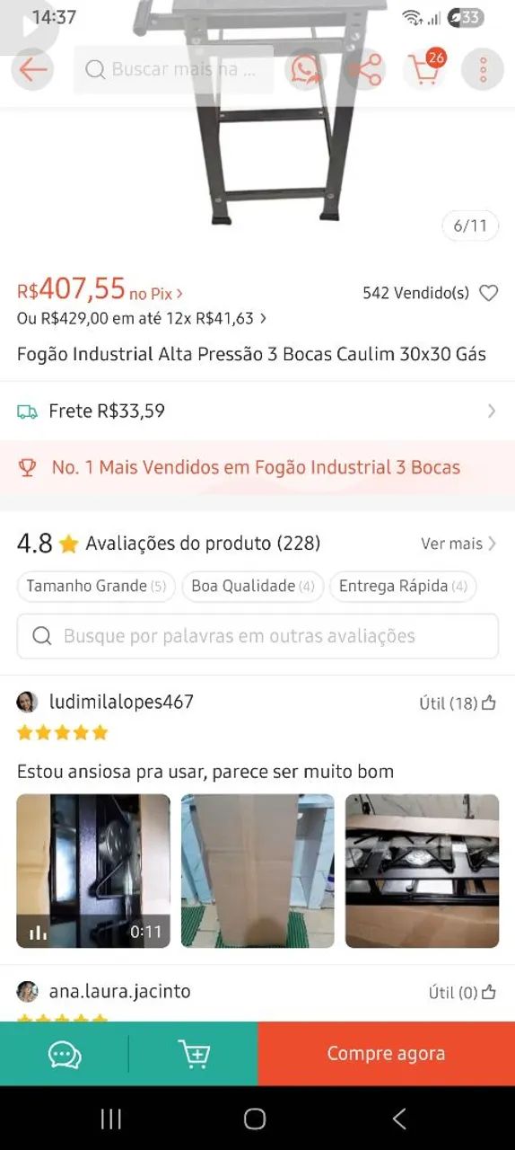 Fogão industrial  - Foto 2