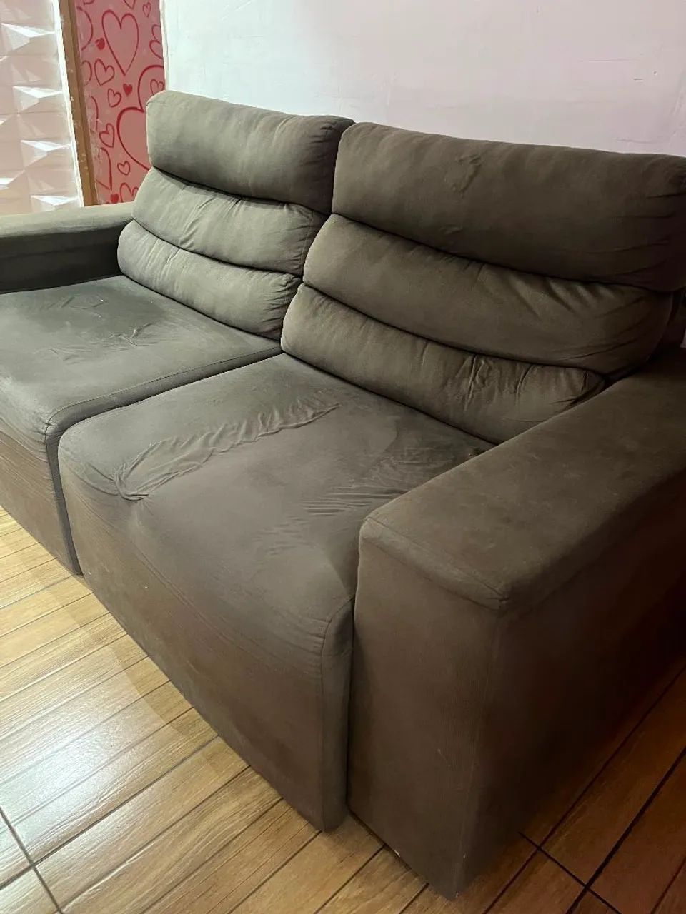 Sofá retrátil 3 lugares