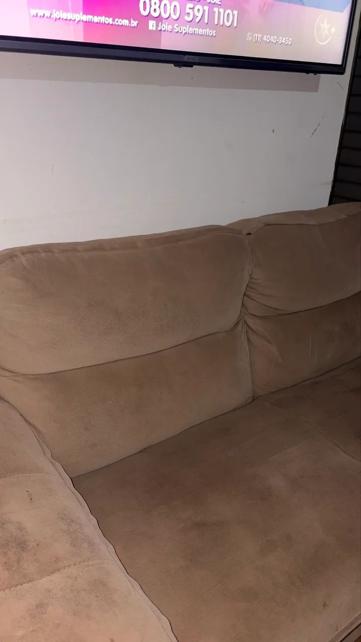Sofá retrátil confortável - Usado  - Foto 3