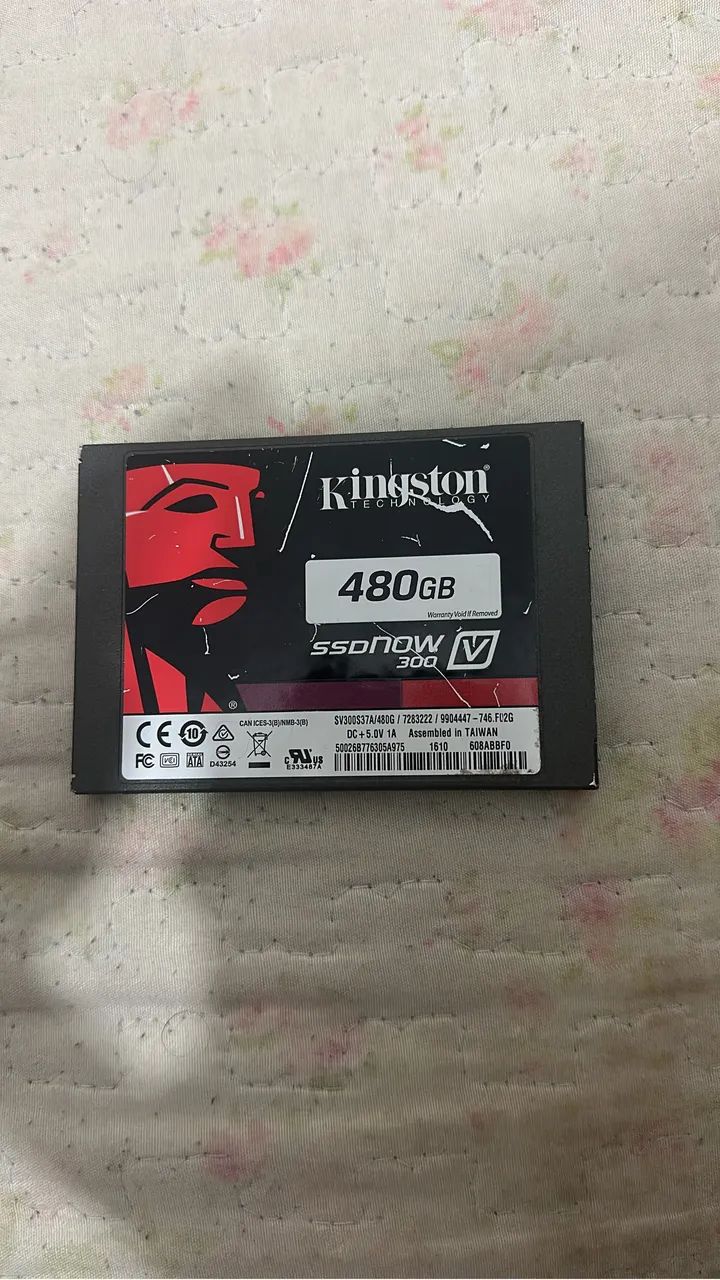 Ssd kingston 480gb ssdnow 300 V 