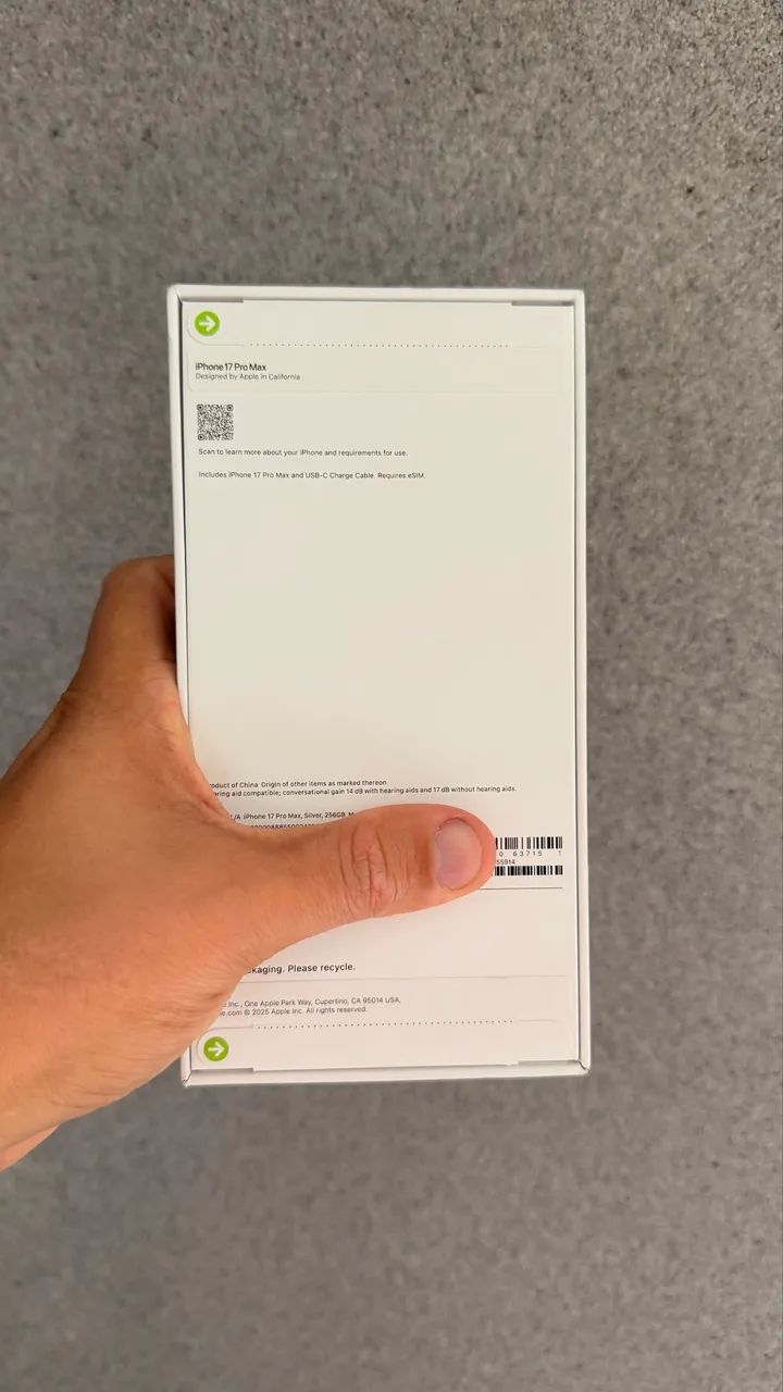 iPhone 17 Pro Max 256 Prata - Foto 2