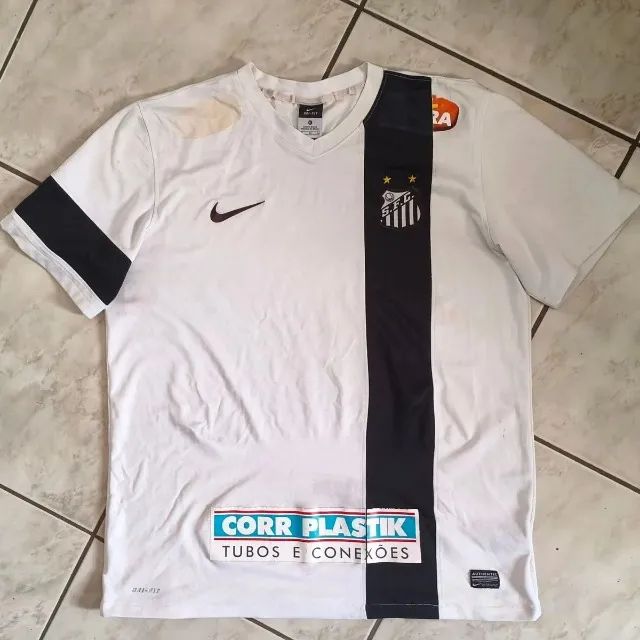 camisa original 2013 santos fc nike branca treino tamanho gg 2014