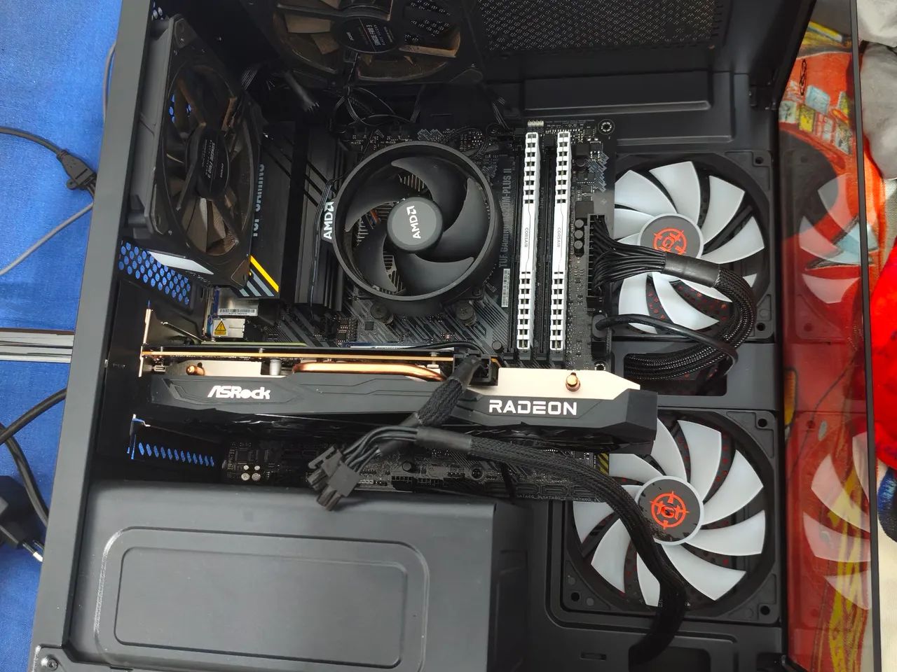 Pc Ryzen 5 5500 Rx 7600  - Foto 4