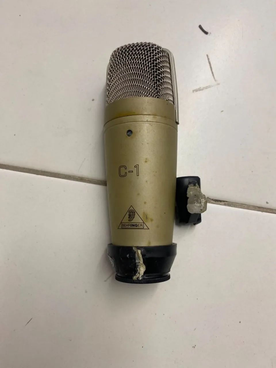 Microfone Condensador Behringer C-1 Dourado - Com Case - No Estado - Foto 2