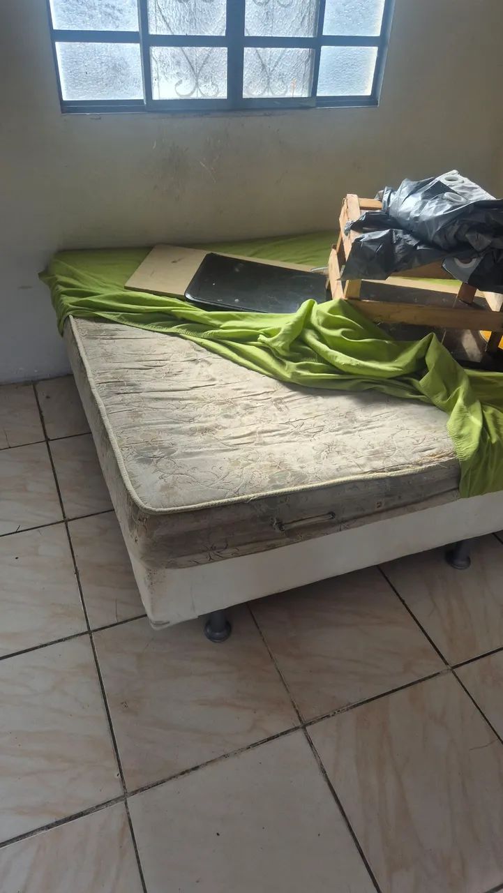 Desapego: cama casal base ortobom  - Foto 2