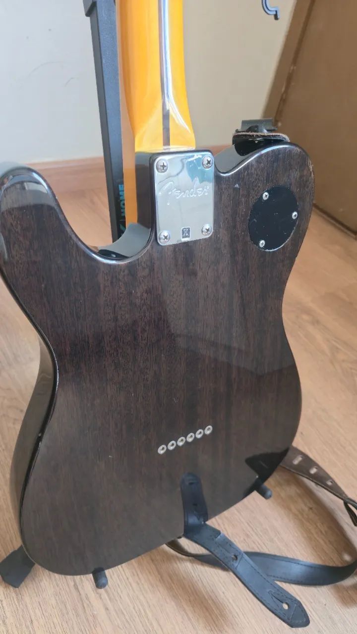 Fender Telecaster Thinline Deluxe P90 - Black Trans - 2013 - Foto 3