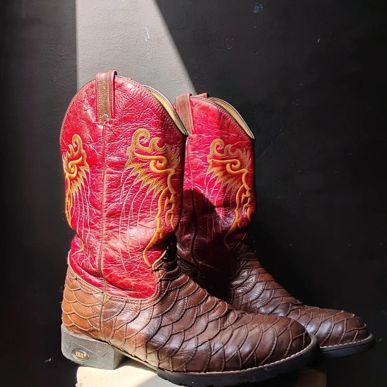 BOTA DE COURO COWBOY VIMAR BOOTS ORIGINAL. BRECHO  - Foto 3