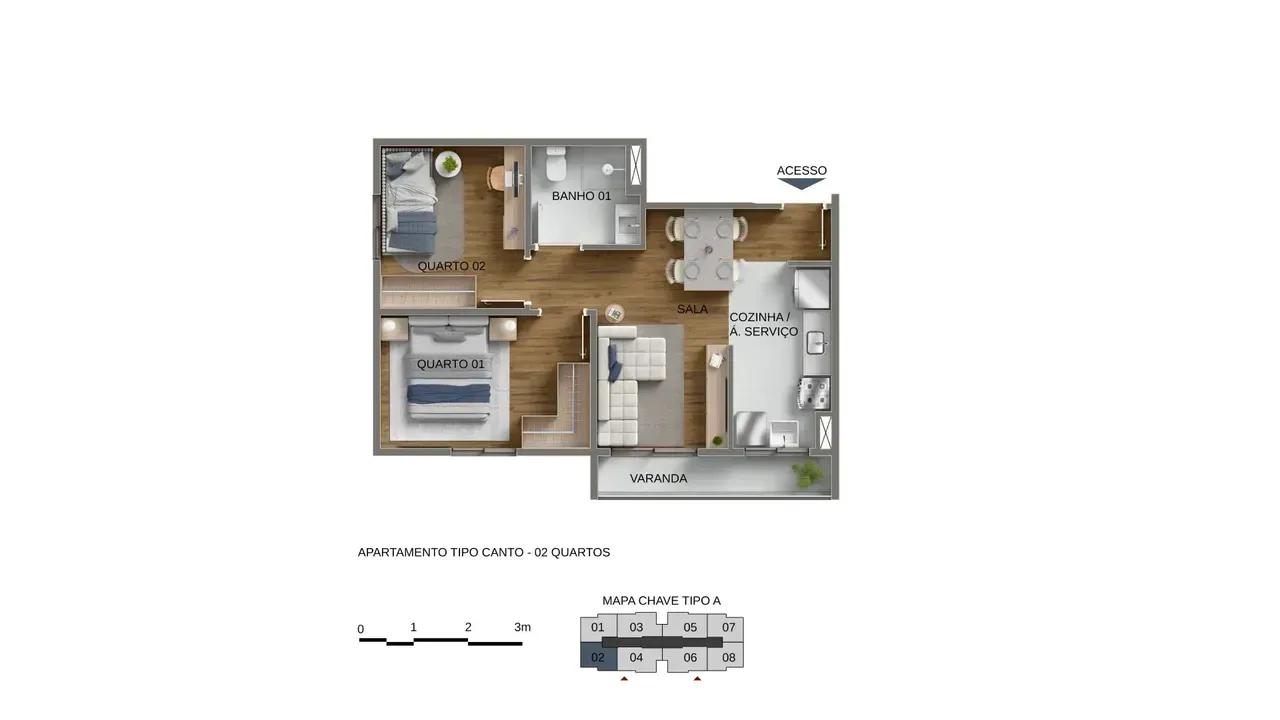 PLANTA 48m²