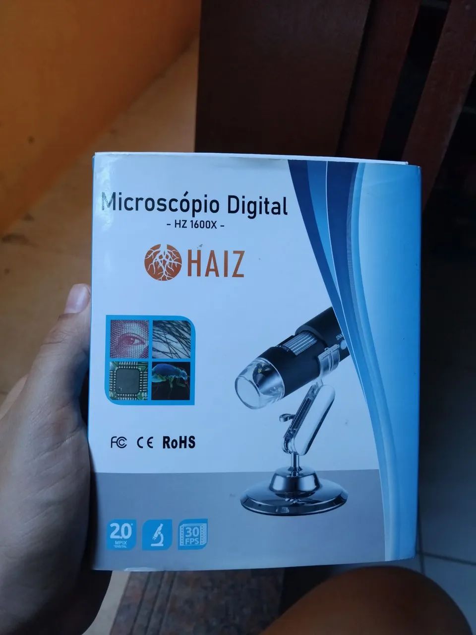 Microscópio Digital HZ1.600x - Foto 4