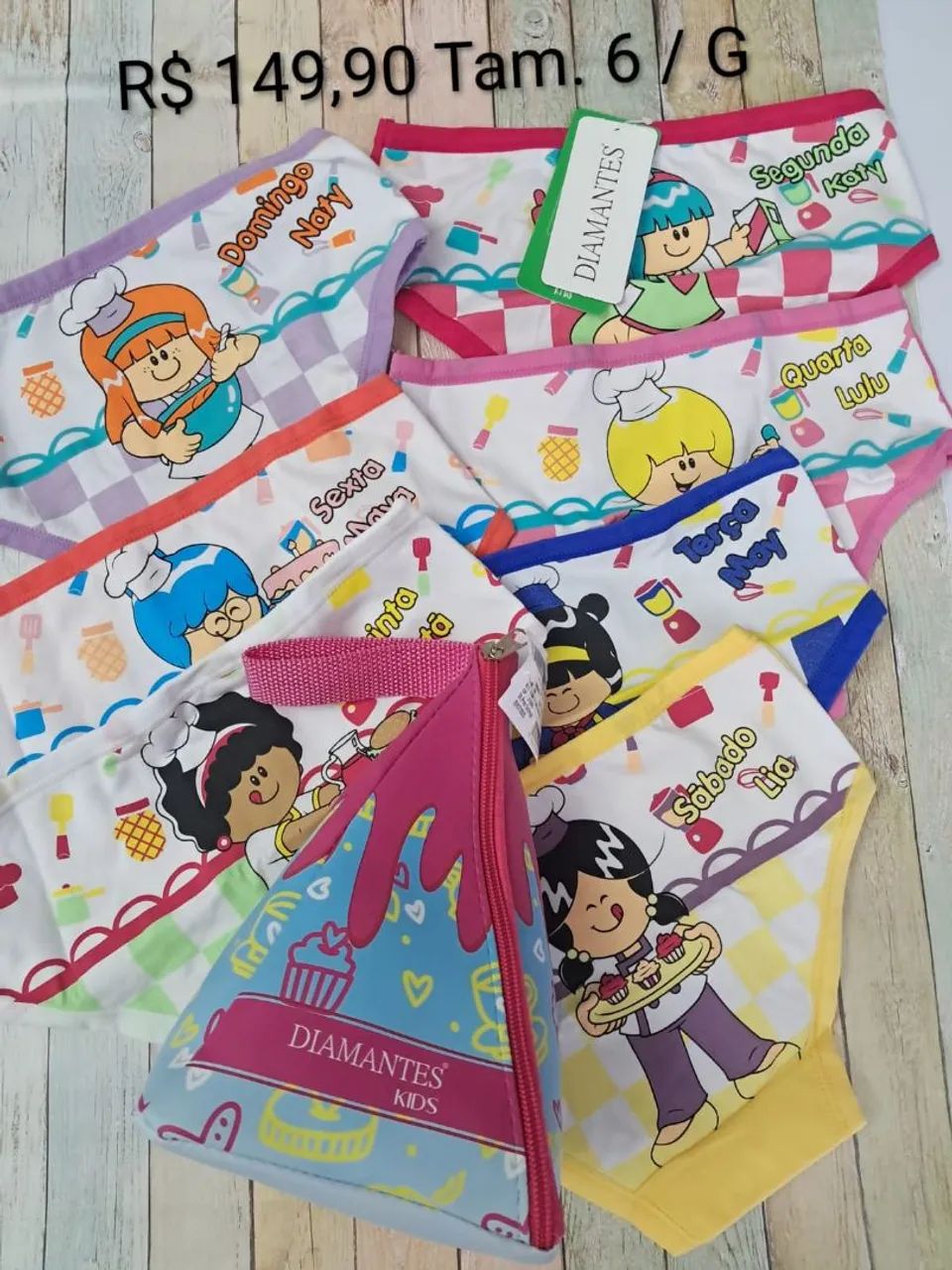 Kits calcinhas Diamantes  - Foto 4