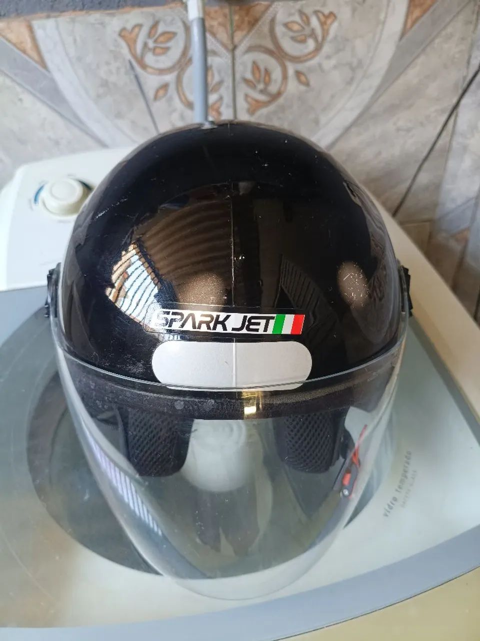 Capacete aberto tamanho 56 