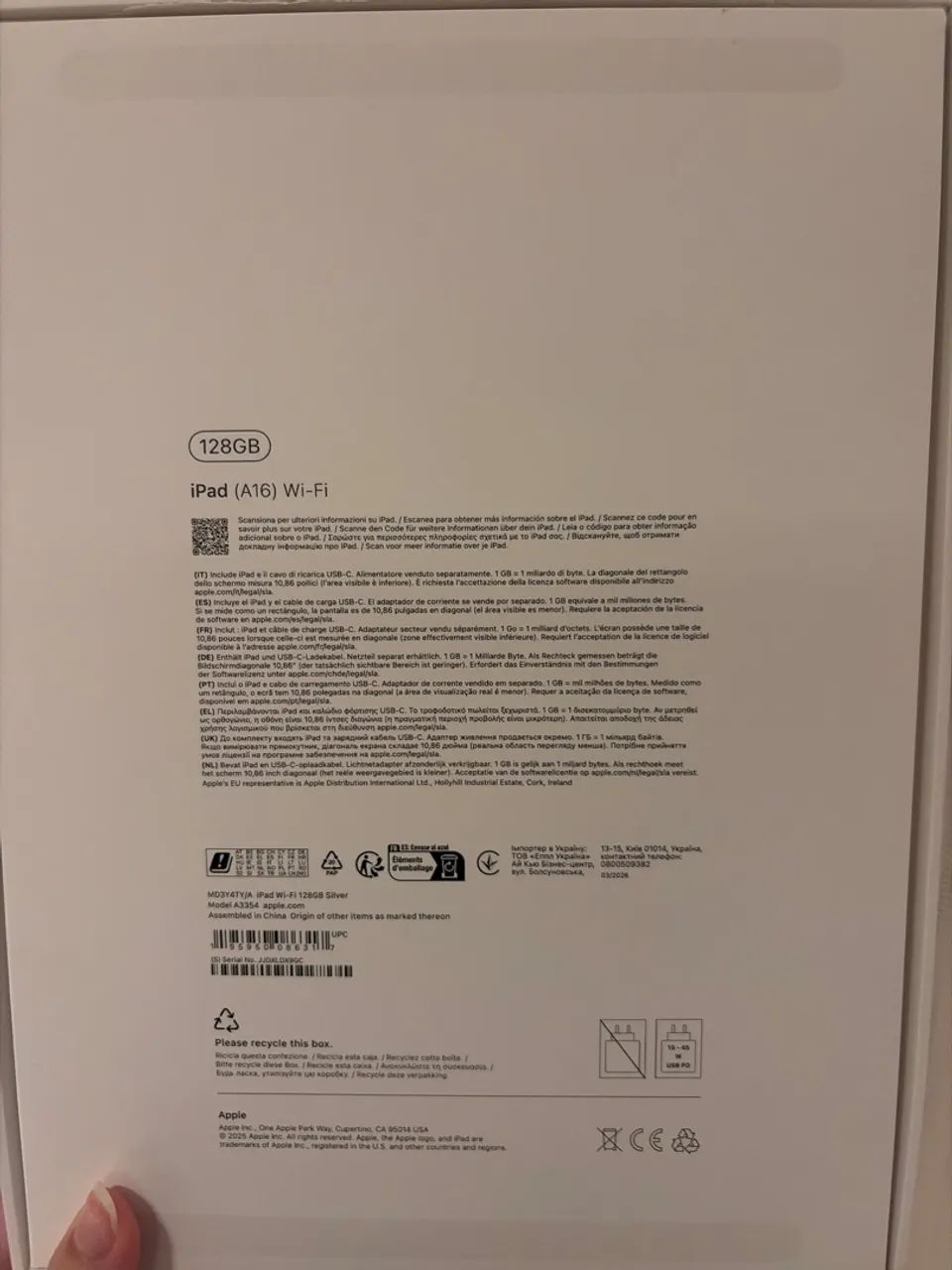 IPAD A16 11 128 GB COMPRADO EM ABRIL/26 - Foto 2
