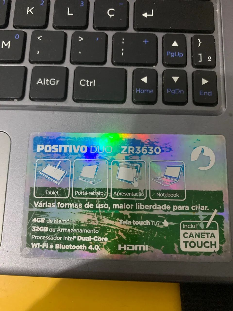 Notebook positivo duo zr3630 - Foto 4