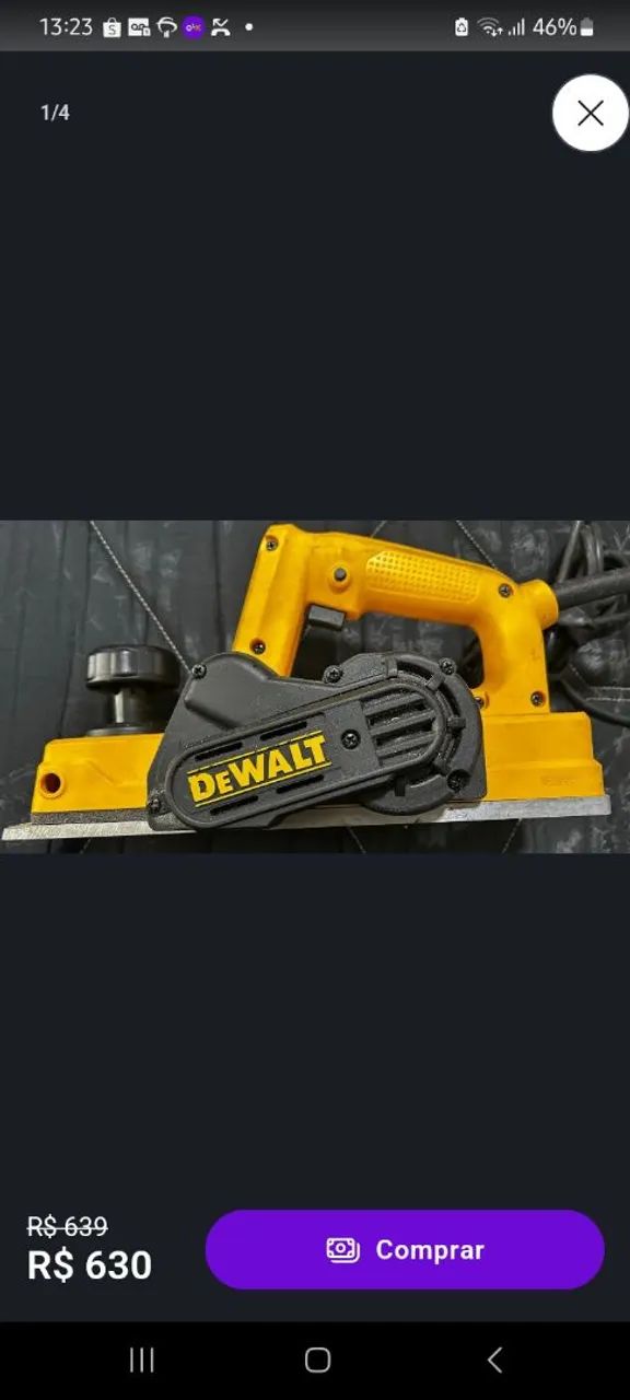 PLAINA ELETRÔNICA DEWALT D26676  - Foto 2