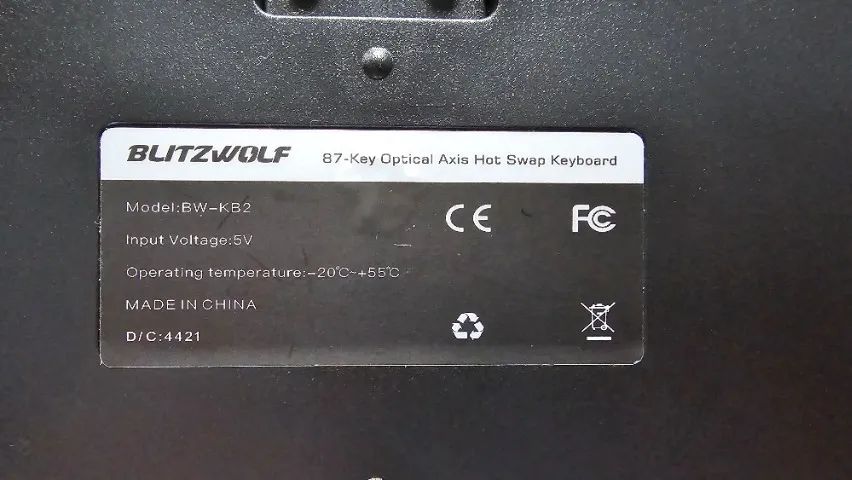 Teclado BlitzWolf KB2 TKL - Foto 2