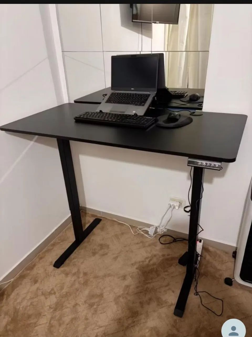 MESA ELÉTRICA 120X60CM  ALTURA MAX 118 MIN 73CM - Foto 2