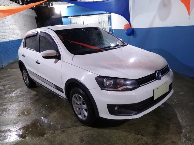 Gol track 2014 1.0 completo+couro e rodas - Foto 13