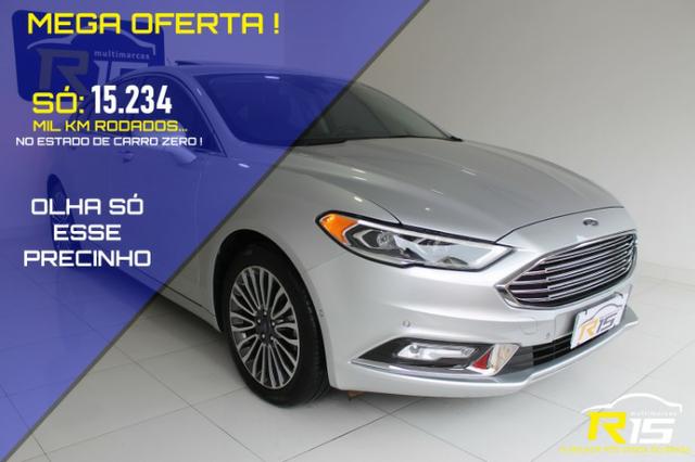 Ford Fusion 2.0 EcoBoost Titanium AWD (Aut) 2017-Impecável Único Dono-Baixa Quilometragem