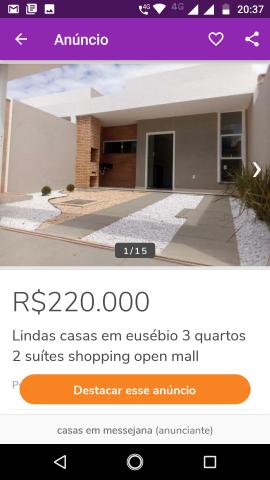 Casas no Eusébio, próximo das tapioqueiras - Foto 13