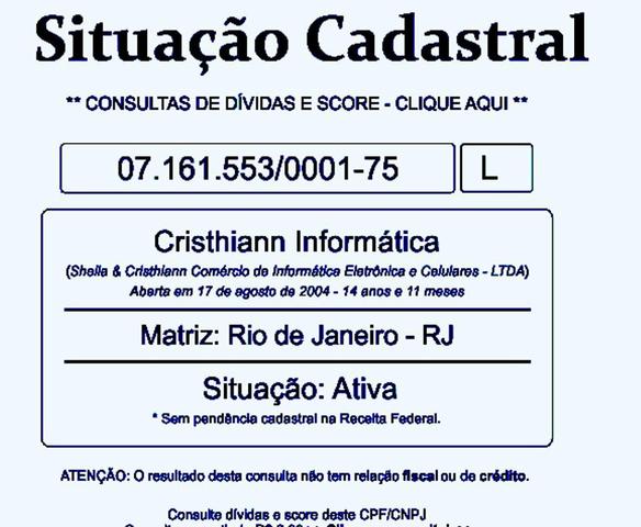 Vendo empresa (CNPJ) 14 Anos sem dúvidas