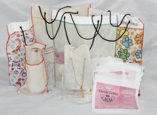 Sacolas de TNT personalizadas em valparaiso