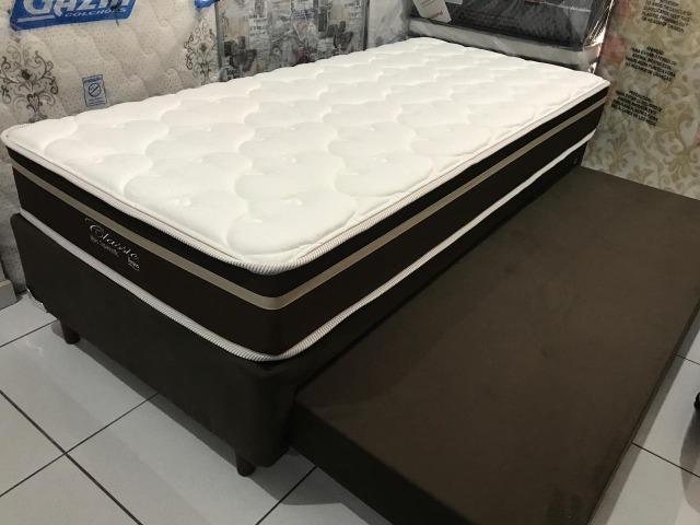 Cama Box Solteiro Bicama com Colchão em Molas Anjos - Auxiliar c/ colchão! - Foto 2