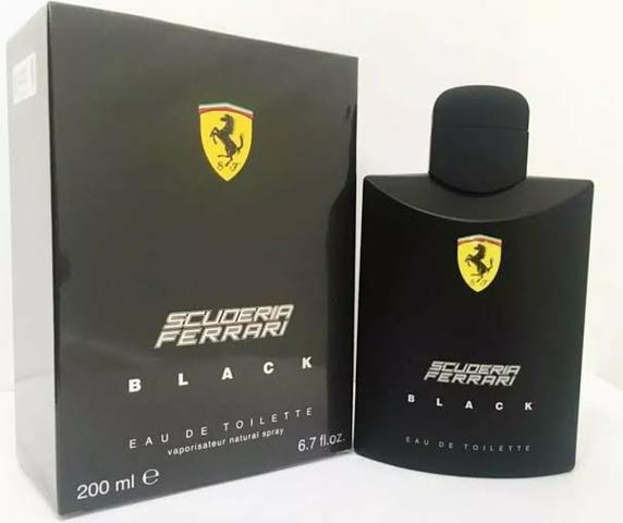 Perfume Ferrari Black 200ml mega promoção