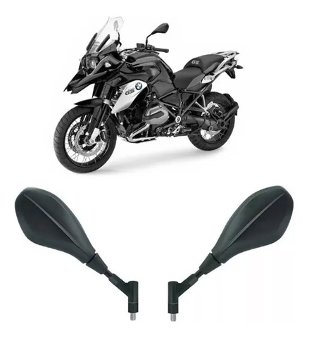 Retrovisor Gs 650 F800 Bmw Giro 360 Rosca Honda Par - Foto 2