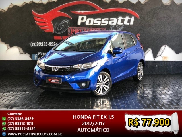 HONDA FIT EX 1.5 2017/2017 AUTOMÁTICO COMPLETO
